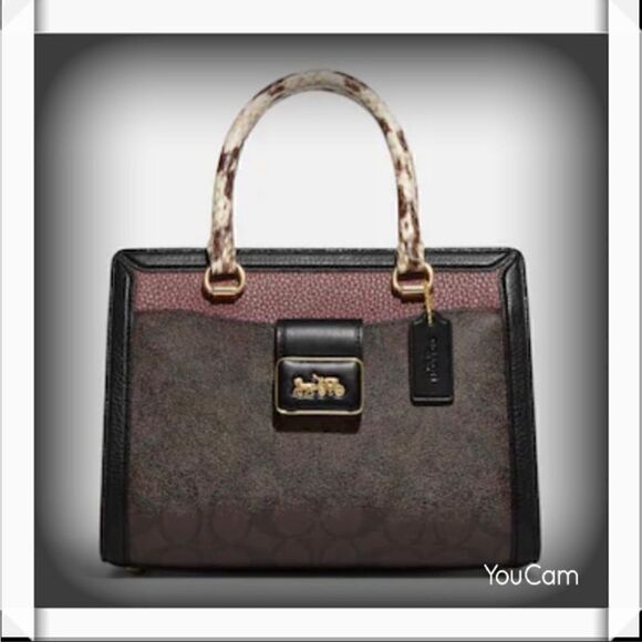 ❤️Coach Grace Carryall In Signature Coach Bag - Picture 1 of 12